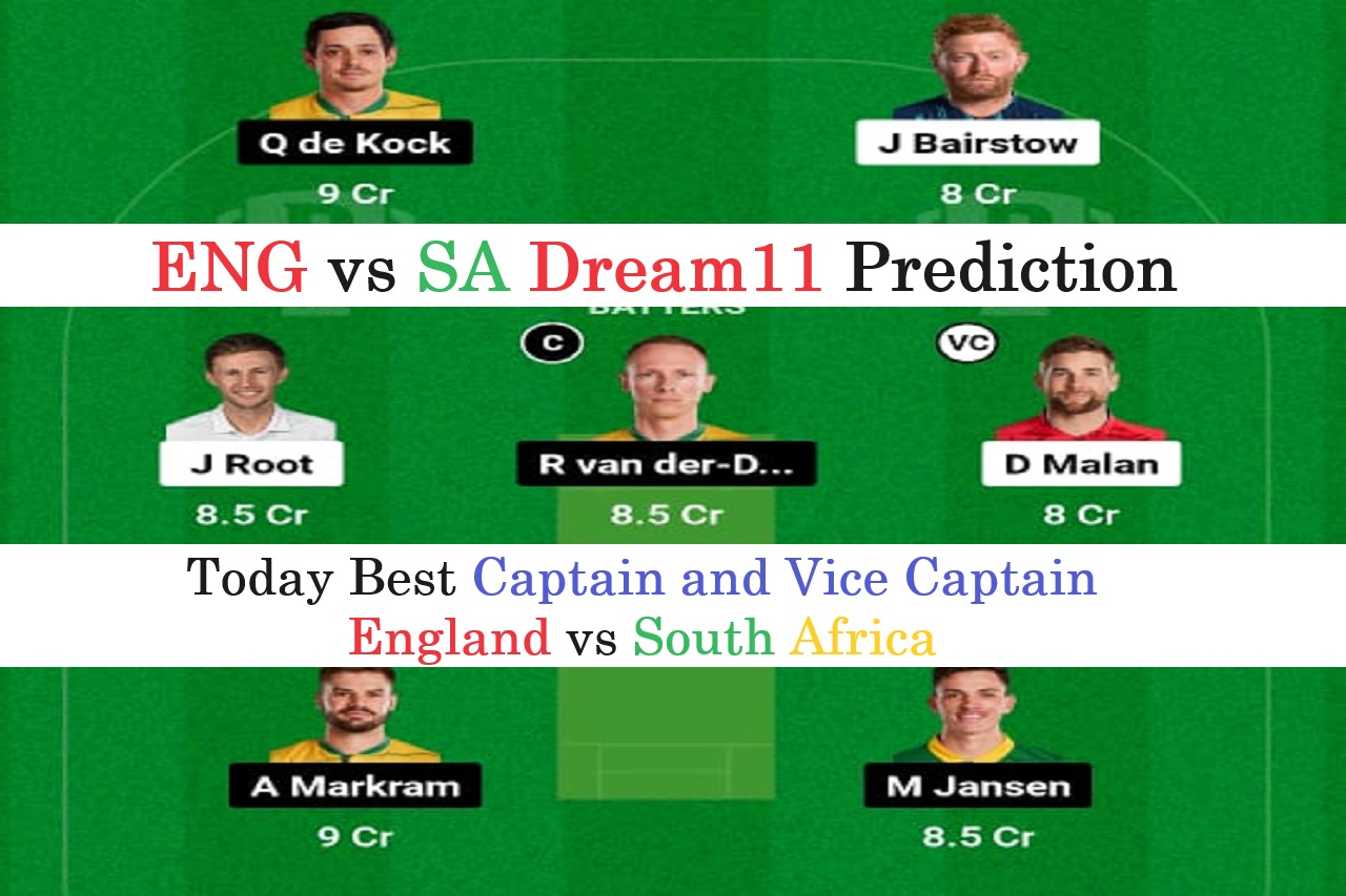 ENG vs SA Dream11 Prediction Today best playing 11 in dream11 team, ENG Vs SA Dream11 Prediction Today Match Hindi, England vs South Africa Pitch Report World Cup 2023